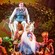 Un padre observa desde un árbol mientras Rafiki, de The Lion King, comparte su sabiduría en una canción acompañado de tambores.